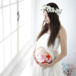 オシャレ妊婦さんのマタニティサッシュベルト 3枚目の画像