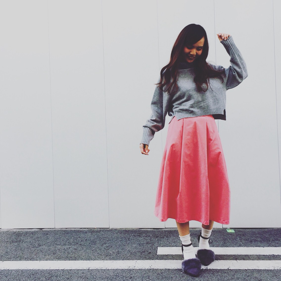 ピンクフレアスカート SALE