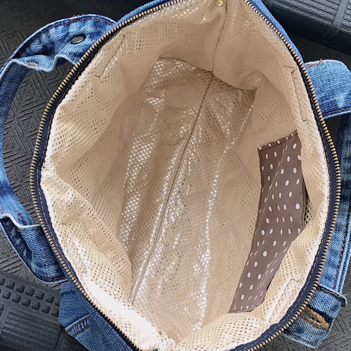 ジーンズデニムリメイク保温保冷バッグ トートバッグ wowo. 通販