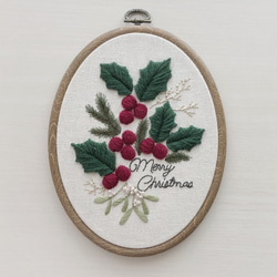 〈刺繍キット〉クリスマスの刺繍フレーム 7枚目の画像