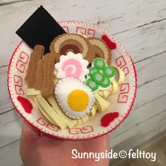 ラーメン屋さんごっこ♩フェルトままごと おもちゃ・人形 sunnyside