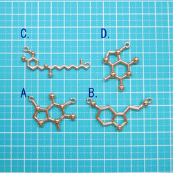 グラン！分子構造【Ａ】のペンダントまたはネックレス 3枚目の画像