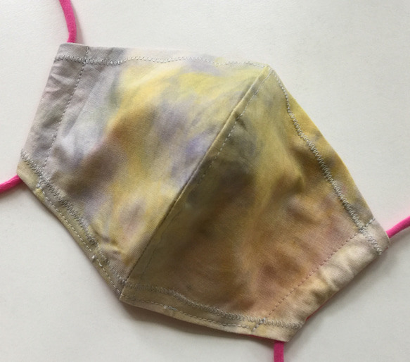 立体マスク[ Hoshi yo_02 ] 大人用M marumocci手染めタイダイ_フィルターポケット付 2枚目の画像