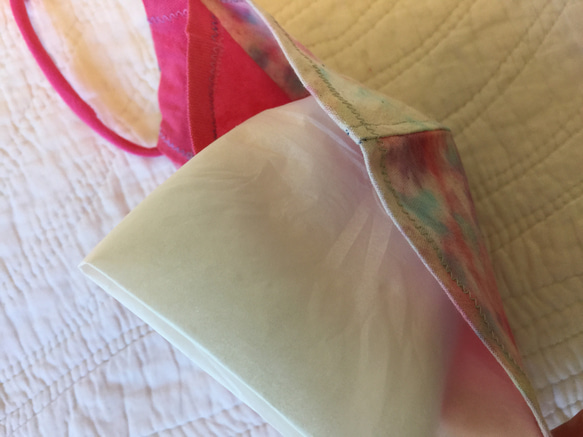 立体マスク[Asaborake_01 ] 大人用M marumocci手染めタイダイ_フィルターポケット付 5枚目の画像