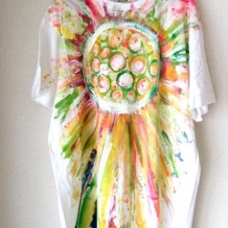 「タイヨウ」 そこらへんの神さまスケッチでBigＴシャツ 1枚目の画像