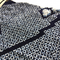 大人用マスク　浴衣生地 絞り染めー耳ゴムカラーアソートカラー 3枚目の画像