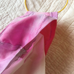 立体マスク「ハルノカゼ01」 大人用M　marumocciオリジナル手染めタイダイ・フィルターポケット付 3枚目の画像