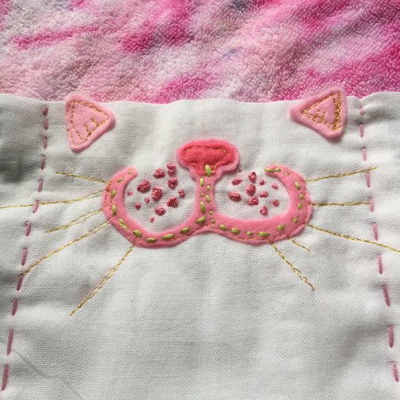 大人用ファッションマスク「晴れ時々猫になります」ネコマズルマスク 晒素材 5枚目の画像