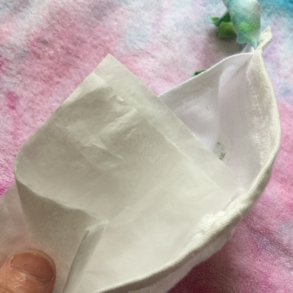 立体マスク「ことりまもり」大人用M　コットンフィルターポケット付 3枚目の画像