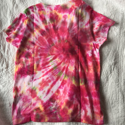「アタタカイ ミズ」コットン タイダイＴシャツ 160サイズ 4枚目の画像
