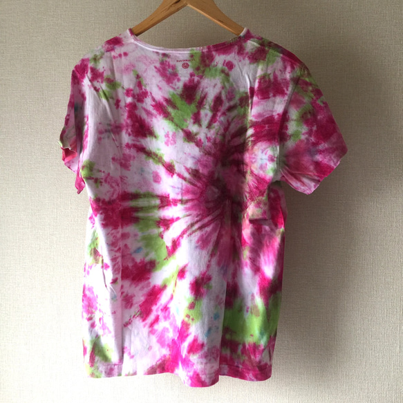 タイダイＴシャツ 「Omezame 」コットン S-size 3枚目の画像