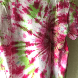 タイダイＴシャツ 「Omezame 」コットン S-size 4枚目の画像