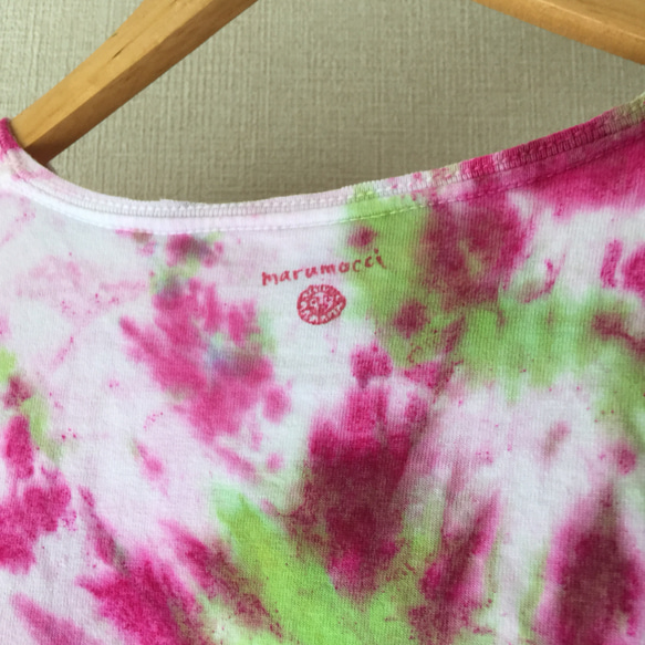 タイダイＴシャツ 「Omezame 」コットン S-size 5枚目の画像