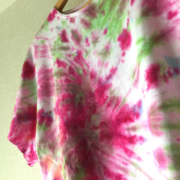 タイダイＴシャツ 「Omezame 」コットン S-size 7枚目の画像