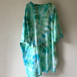 タイダイビッグＴシャツ 「マブタノウラニ 」コットン XXXL 5枚目の画像