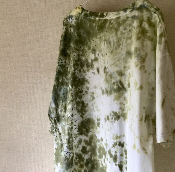 タイダイビッグＴシャツ 「ヒカリノ・コミチ 」コットン XXL 1枚目の画像