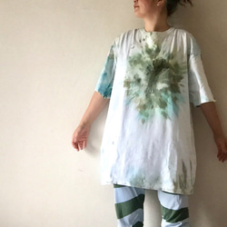 タイダイビッグＴシャツ 「marimo 」コットン XXL 2枚目の画像