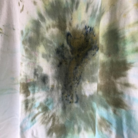 タイダイビッグＴシャツ 「marimo 」コットン XXL 4枚目の画像