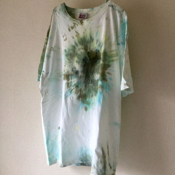 タイダイビッグＴシャツ 「marimo 」コットン XXL 7枚目の画像