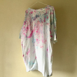 タイダイビッグＴシャツ 「ユニコーンの羽 」コットン XXL 5枚目の画像
