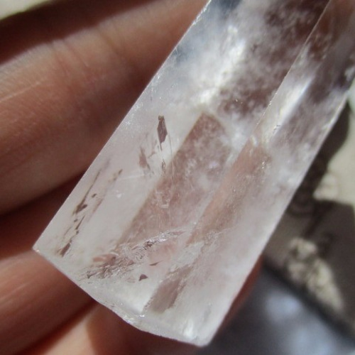 ヒマラヤ水晶 レインボー入り 天然の斑模様 六角柱 7 その他