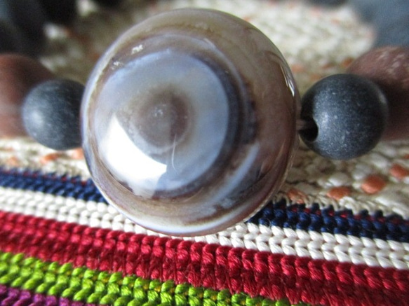 チベット産羊眼天珠 と血液循環と新陳代謝/ベン石 ミャンマー翡翠の