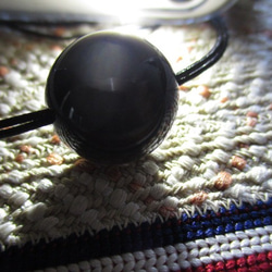 鑑別済 高品質３A チベット産 天然黒水晶：モリオン 16mm 最強の魔除けネックレス：留め珠翡翠 5枚目の画像