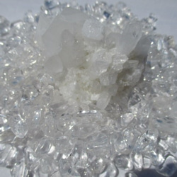 ヒマラヤ産水晶クラスター　浄化・パワーチャージのセット 2枚目の画像