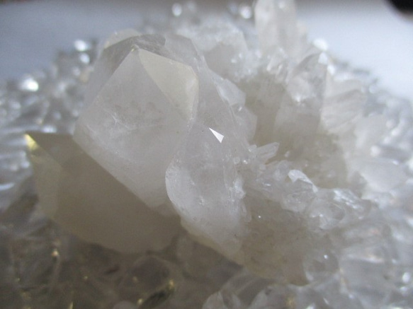 ヒマラヤ産水晶クラスター　浄化・パワーチャージのセット 7枚目の画像