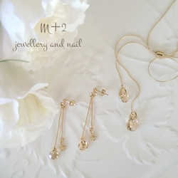 【送料無料】可愛いスワロ ロングネックレス　ラリエット　ネックレス 6枚目の画像