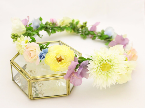 pastel bouquet *　花冠 2枚目の画像