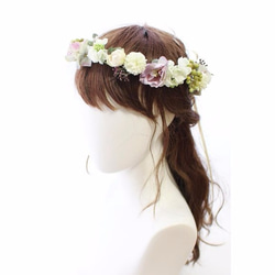 flower crown* natural 2枚目の画像