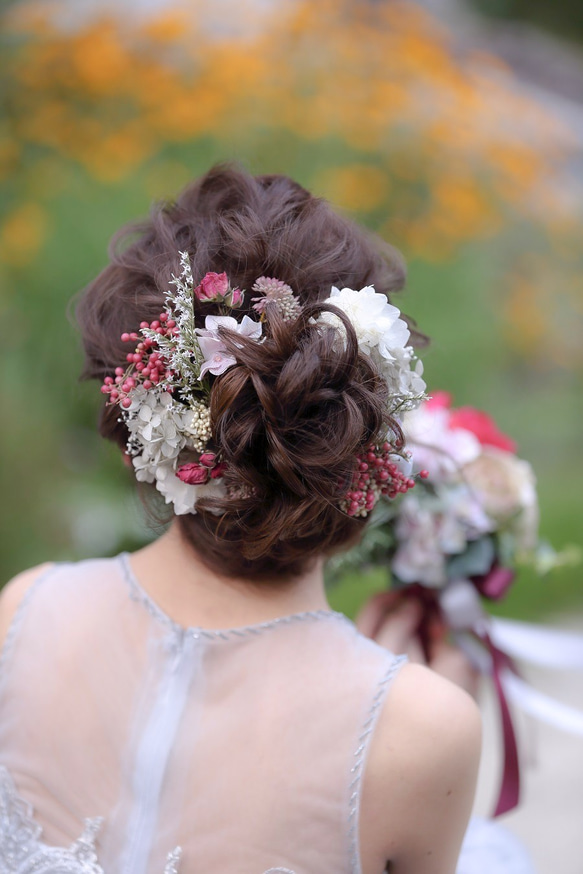 rose&berry * bridal head dress 1枚目の画像