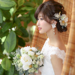 Bouquet*　natural yellow&white 3枚目の画像