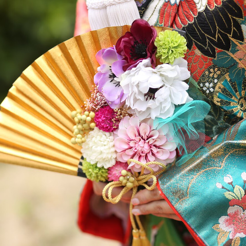 Order made*扇子ブーケ ブーケ amarige 通販 6137848｜Creema