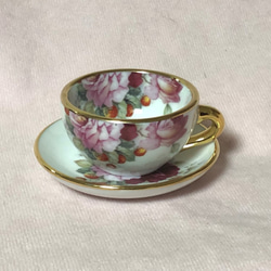 微型餐具Amai Rose&#39;s Cup＆Saucer 第2張的照片