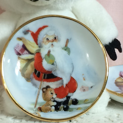 微型餐具Skeena Santa San Santa Round Plate 第1張的照片