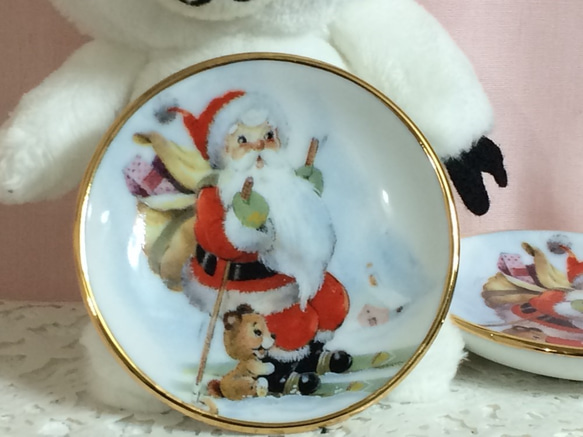 微型餐具Skeena Santa San Santa Round Plate 第1張的照片