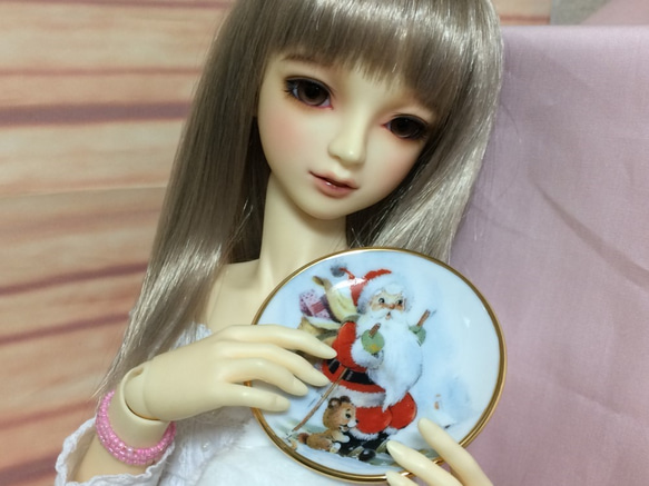 微型餐具Skeena Santa San Santa Round Plate 第3張的照片