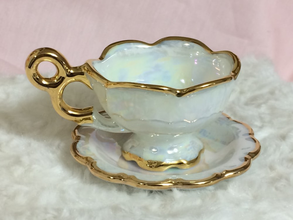 微型餐具Golden Best Cup＆Saucer 第2張的照片