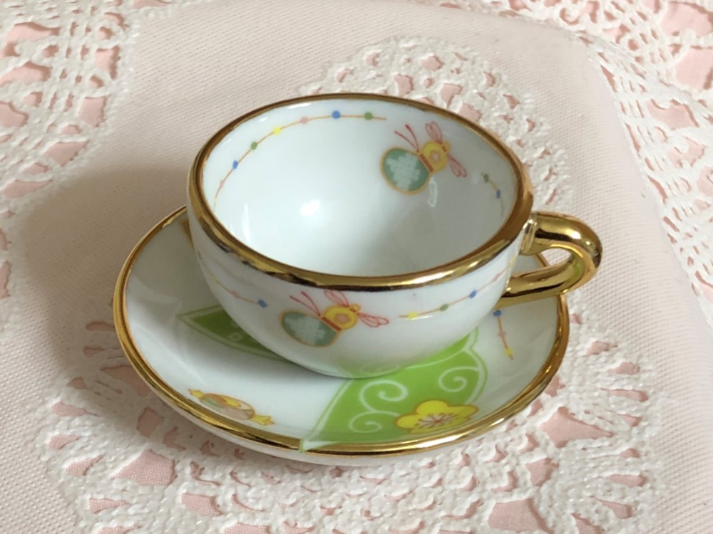 〇美品〇リンドナー　ミニチュア　カップ&ソーサー　6客 〇美品〇リンドナー　ミニチュア　カップ&ソーサー　6客