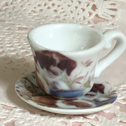 微型餐具Nakayoshi One Pyeon Cup＆Saucer 第2張的照片