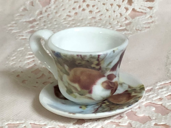 微型餐具Nakayoshi One Pyeon Cup＆Saucer 第4張的照片