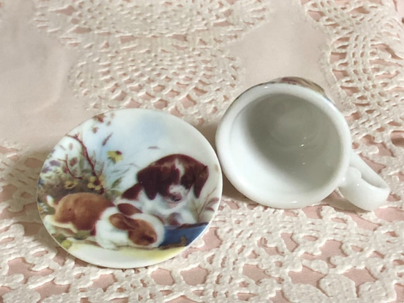 微型餐具Nakayoshi One Pyeon Cup＆Saucer 第5張的照片