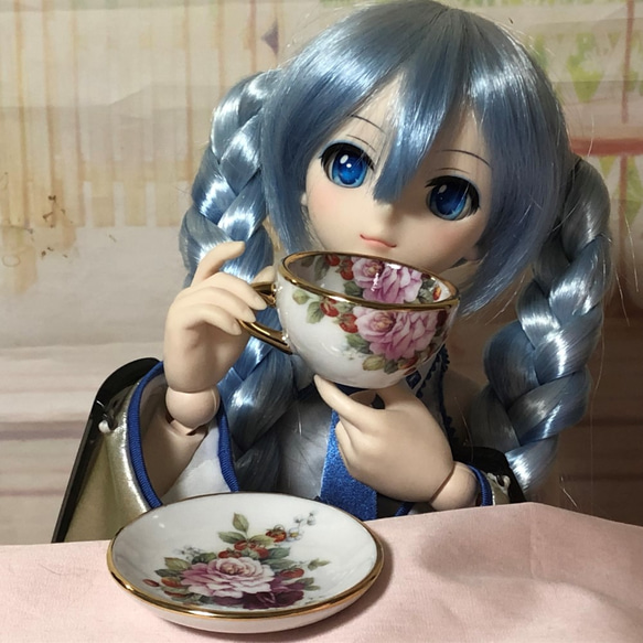 微型餐具Amai Rose&#39;s Cup＆Saucer 第1張的照片