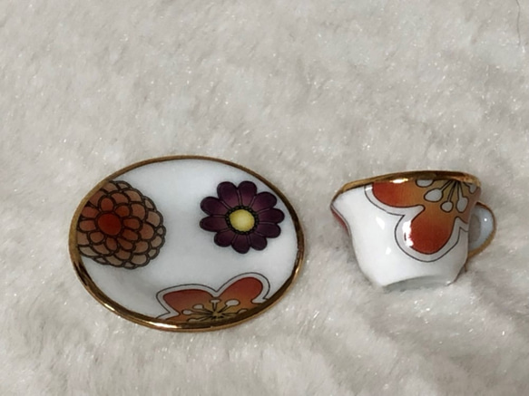 微型餐具Wakaru的小杯子和碟子 第5張的照片