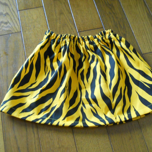 鬼のパンツ スカート トラ柄 ハンドメイド 80~130㎝ 子供服 Sa-na shop