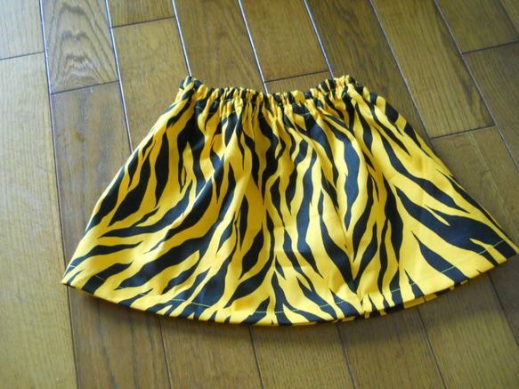 鬼のパンツ スカート トラ柄 ハンドメイド 80~130㎝ 子供服 Sa-na shop