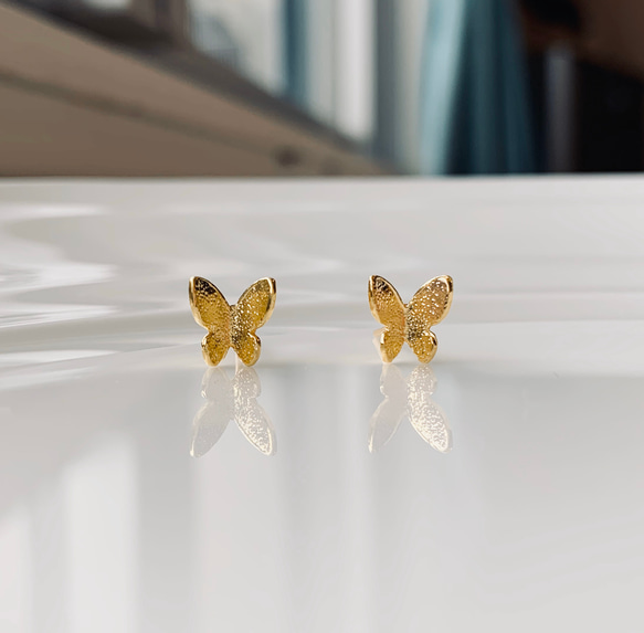 ... Butterfly earrings ... 3枚目の画像