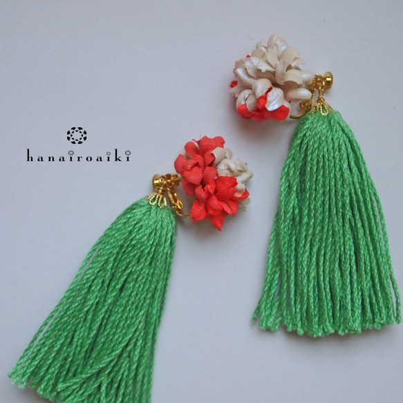 hanairoaiki 片耳ピアス hanairoaiki 片耳ピアス 2way